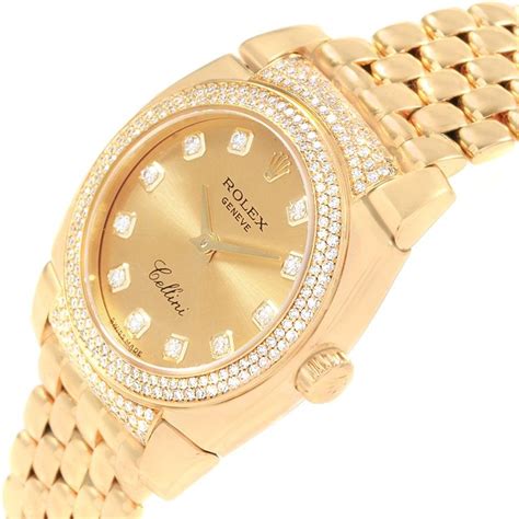 cellini cestello rolex oro bianco ladies watch|vintage rolex cellini 18k.